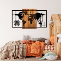 Panou decorativ Wallity World Map 1-L imaginea #3 — magazin online Desire.md