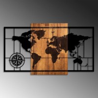 Panou decorativ Wallity World Map 1-L imaginea #4 — magazin online Desire.md