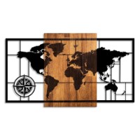 Panou decorativ Wallity World Map 1-L imaginea #5 — magazin online Desire.md