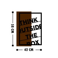 Panou decorativ Wallity Think Outside The Box imaginea #3 — magazin online Desire.md