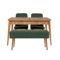 Комплект для столовой Hanah Home Vina 1070 Atlantic Green фото №4 — интернет-магазин Desire.md