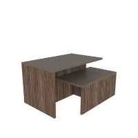 Набор журнальных столиков Hanah Home Twins Taupe Oak фото №4 — интернет-магазин Desire.md