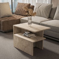 Set de măsuțe de cafea Hanah Home Twins Travertine imaginea #2 — magazin online Desire.md