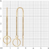 Cercei SOLOVOV JEWELRY 93021135 1,64g imaginea #4 — magazin online Desire.md