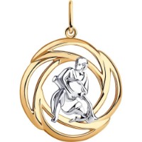 Pandantiv SOLOVOV JEWELRY 93-130-01295-1 1,7g imaginea #1 — magazin online Desire.md