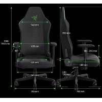 Офисное кресло Razer Iskur V2 X Fabric/Black (RZ38-05310100-R3G1) фото №3 — интернет-магазин Desire.md