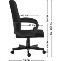 Scaun de birou Новый стиль Boss 2.5 Black imaginea #2 — magazin online Desire.md