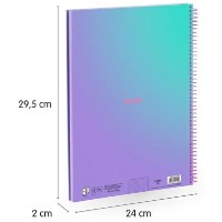Caiet Milan A4/90p Sunset Lilac (57143E90SNPR) imaginea #2 — magazin online Desire.md