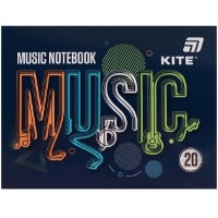 Тетрадь для нот Kite А5/20p Music (K26-405)