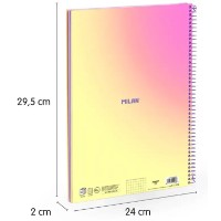 Caiet Milan A4/90p Sunset Yellow (57143E90SNY) imaginea #4 — magazin online Desire.md