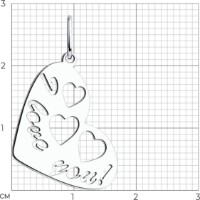 Pandantiv SOLOVOV JEWELRY 94030015 0,69g imaginea #3 — magazin online Desire.md