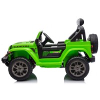 Mașinuța electrica KidsCar Jeep Wrangler Rubicon 392 Green (DK-JWR556) imaginea #4 — magazin online Desire.md