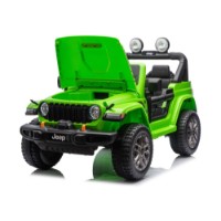 Mașinuța electrica KidsCar Jeep Wrangler Rubicon 392 Green (DK-JWR556) imaginea #5 — magazin online Desire.md