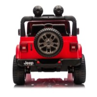 Mașinuța electrica KidsCar Jeep Wrangler Rubicon 392 Red (DK-JWR556) imaginea #3 — magazin online Desire.md