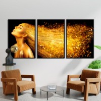 Pictură ArtShop Golden Girl Triptych 60x90cm (SET573-MM-L)