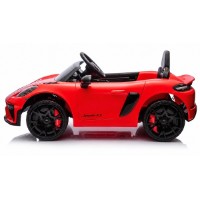 Mașinuța electrica KidsCar Porsche 718 Spyder RS Red (DK-P718) imaginea #4 — magazin online Desire.md