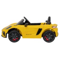 Mașinuța electrica KidsCar Porsche 718 Spyder RS Yellow (DK-CA003) imaginea #3 — magazin online Desire.md