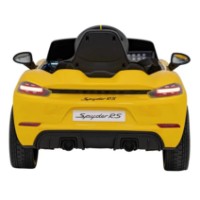 Mașinuța electrica KidsCar Porsche 718 Spyder RS Yellow (DK-CA003) imaginea #4 — magazin online Desire.md