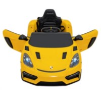 Mașinuța electrica KidsCar Porsche 718 Spyder RS Yellow (DK-CA003) imaginea #6 — magazin online Desire.md
