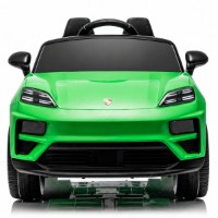 Mașinuța electrica KidsCar Porsche Macan Turbo EV Green (DK-PM666) imaginea #2 — magazin online Desire.md