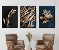Pictură ArtShop Golden Leaves Triptych 30x45cm (SET332-L)