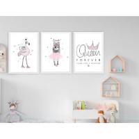 Pictură ArtShop Minimalism For Girls Triptych 60x90cm (SET145-LL-L)