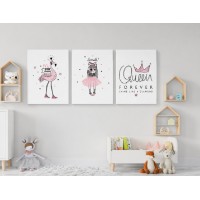 Pictură ArtShop Minimalism For Girls Triptych 60x90cm (SET145-XL-L)