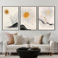 Картина ArtShop Minimalist Geometry Triptych 30x45cm (SET567-L)