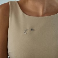 Brosa SOLOVOV JEWELRY 94040017 1,44g imaginea #3 — magazin online Desire.md