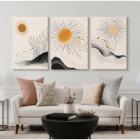 Pictură ArtShop Minimalist Geometry Triptych 40x60cm (SET567-XL)