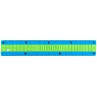 Riglă Kite Classic 20cm Blue/Green (K-1268-4)