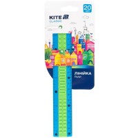 Riglă Kite Classic 20cm Blue/Green (K-1268-4) imaginea #2 — magazin online Desire.md