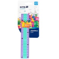 Riglă Kite Classic 20cm Purple/Green (K-1268-2) imaginea #2 — magazin online Desire.md
