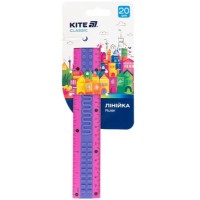 Riglă Kite Classic 20cm Pink/Purple (K-1268-1) imaginea #2 — magazin online Desire.md