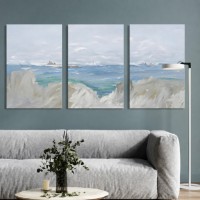 Pictură ArtShop The Sea in Abstract Style Triptych 60x90cm (SET571-XL-L)