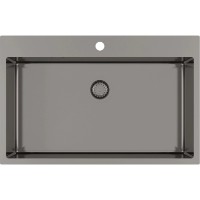 Chiuvetă de bucătărie Aquasanita Helika Aira Air100M-T (Graphite) imaginea #1 — magazin online Desire.md