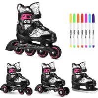 Role Nils NH10907 Hockey Blade Tinty, s. 31-34 Pink imaginea #2 — magazin online Desire.md