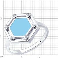 Inel SOLOVOV JEWELRY 94-110-01591-1 s.17 2,9g imaginea #2 — magazin online Desire.md