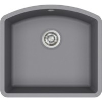 Chiuvetă de bucătărie Aquasanita Helika Arca SQA103 Alumetallic