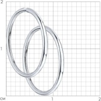 Cercei SOLOVOV JEWELRY 94-124-01719-1 0,91g imaginea #2 — magazin online Desire.md