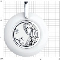 Pandantiv SOLOVOV JEWELRY 94-130-00575-1 1,28g imaginea #2 — magazin online Desire.md