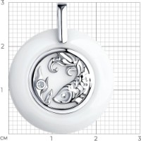 Pandantiv SOLOVOV JEWELRY 94-130-00581-1 1,35g imaginea #2 — magazin online Desire.md