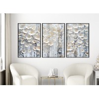 Pictură ArtShop White Flowers Triptych 40x60cm (SET559-M-PL)