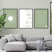 Картина ArtShop You Are My Sunshine Triptych 30x45cm (SET382-M)