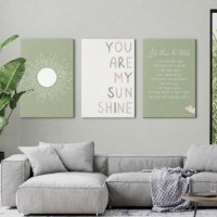 Pictură ArtShop You Are My Sunshine Triptych 60x90cm (SET382-XL-L)
