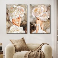 Pictură ArtShop Enigmatic Girls Diptych 60x90cm (SET541-XL-L)