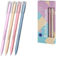 Шариковая ручка ErichKrause Slim Stick Tiramisu Blue 0.7mm (61045)