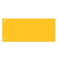 Separatori de foi din carton Trennst 105x240mm Yellow 100pcs (134623)