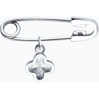 Brosa SOLOVOV JEWELRY 94-140-02697-2 0,82g imaginea #3 — magazin online Desire.md