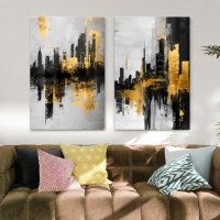 Картина ArtShop The Buildings of The City Diptych 60x90cm (SET526-XL-L)